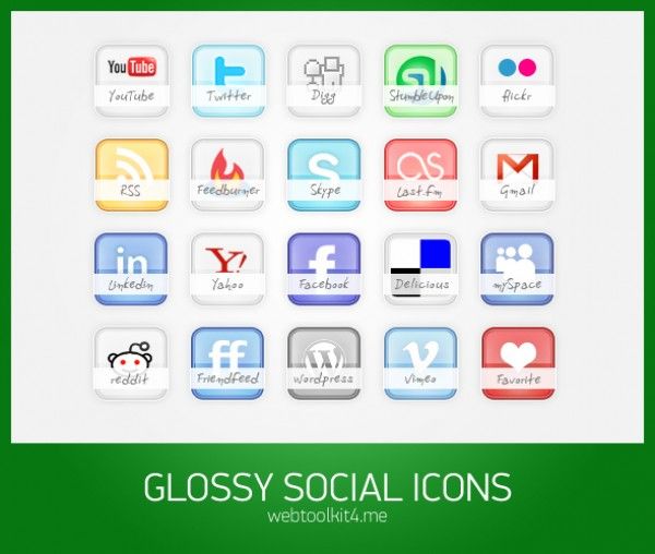 icones, redes sociais, psd, pack